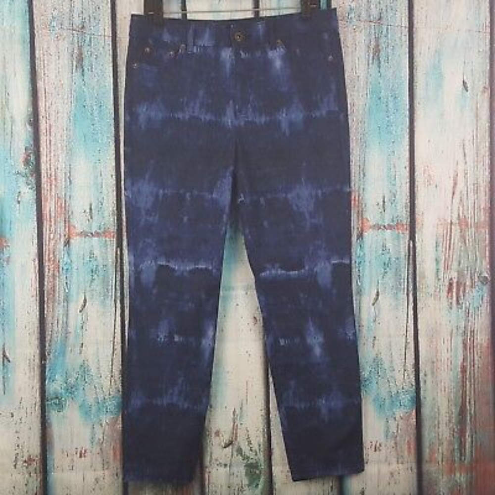 🇺🇸 Ralph Lauren 🏈 tye dye blue straight leg America pant  ❣️